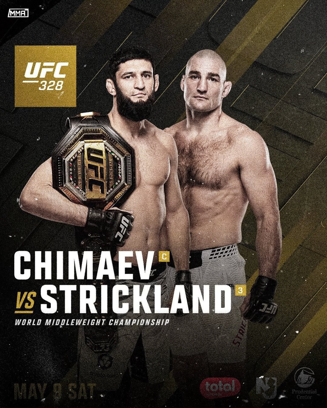 Хамзат Чимаев - Шон Стрикленд UFC 328, 10.05.2026